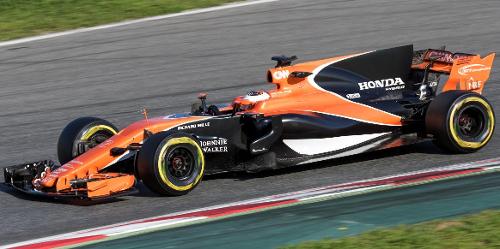 Which team is driven by Fernando Alonso and Stoffel Vandoorne?