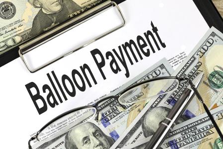 What is a balloon payment?