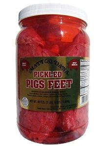 Pickled pigs feet?
