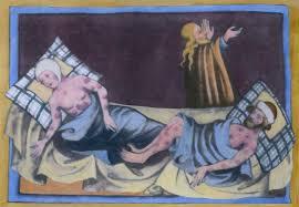 How did the Black Plague spread? (Not including rat / flea bites)