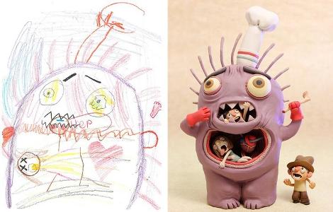 Do you have a burning desire to turn your child's 2D sketches into 3D models?