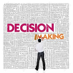 When making a big decision, you usually: