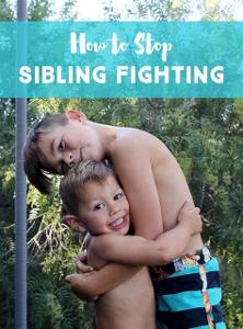 How do you handle conflicts between siblings?