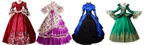 Which Victorian dress is the most dazzling?