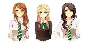 Name Sirius's 3 cousins that are sisters (just first names, spaces inbetween, no capitals, alphabetical order)