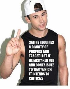Satire is a form of humor that uses irony, sarcasm, and wit to criticize or mock people or societal issues. True or false?