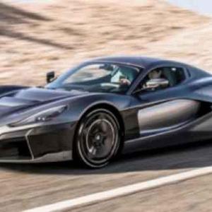 What is the power output of the Rimac C_Two, the all-electric hypercar?