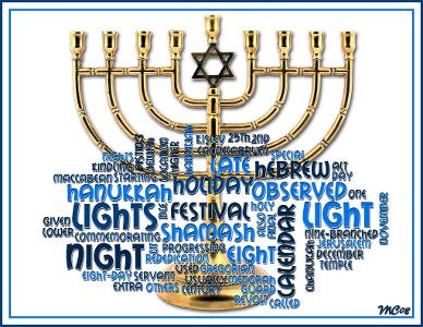 What is the Jewish festival of lights called?
