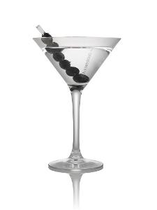 How many ounces of ingredients should be used in a Martini cocktail?