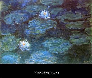 Who painted 'Water Lilies' series inspired by his garden in Giverny?