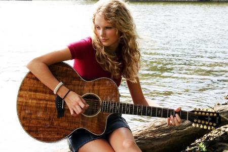 Which instrument does Taylor Swift NOT play?