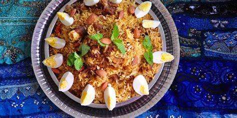 “Kabsa is a family of mixed rice dishes that originates from Saudi Arabia where it is commonly regarded as a national dish.The dish is made with rice and meat.” Wikipedia.