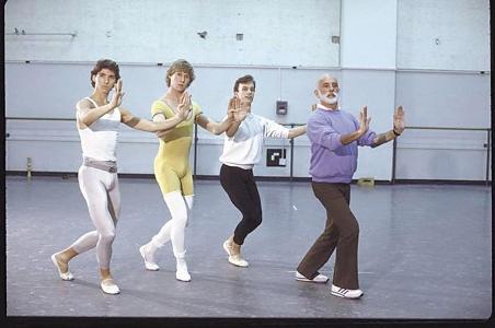 Which famous jazz dance routine was choreographed by Jerome Robbins?