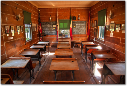 What were old classrooms like?