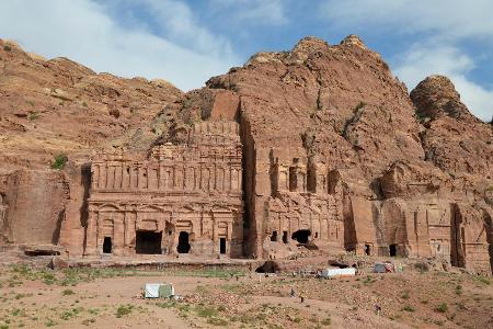 The cultural landscape of Petra is located in which country?