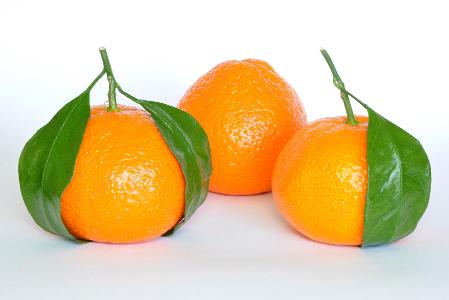If you are presented with two orange food options, which one would you choose?