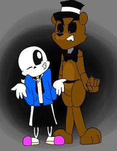 Hellow my friend! Today i want know if you are a FnaF fan or not. Sans and Freddy will ask the question! Sans and Freddy: Grrrr. K! FnaF or Undertale?