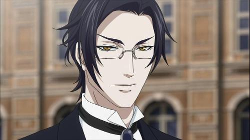 Me: *makes Ciel and Alios sit down, giving Alios some cookies and Ciel his tea.* Okay, Claude, ask next question . . . Claude: Freebie . . . *pushes glasses up a bit.*