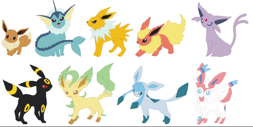 What about the Eeveelutions like them