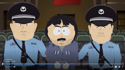 In the satirical TV show 'South Park', which character mocks society through his constant cynicism and sarcasm?