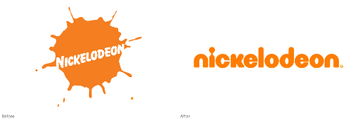 What year did the Nickelodeon change logo?