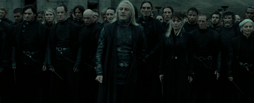 What would you do if someone told you you were about to fight death eaters?