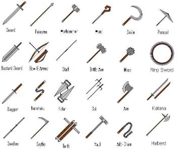 What weapon would you choose out of the following?