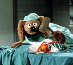 Who is Rowlf’s current VA / Puppeteer?