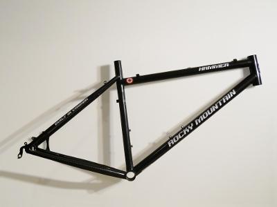 Which material is commonly used for modern mountain bike frames?
