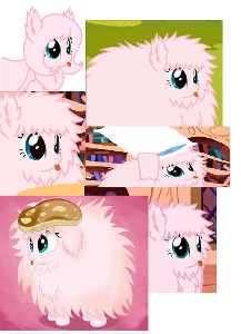 What is the correct spelling of the sound Fluffle puff makes?