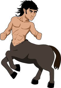 What is the Latin scientific name for the mythical creature centaur?