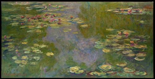 What was the title of Monet's famous series of paintings depicting water lilies?