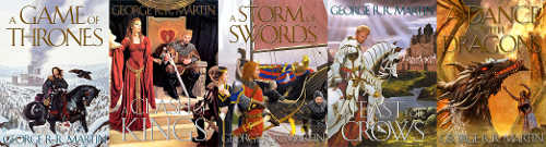 Which author wrote the 'A Song of Ice and Fire' series?
