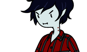 Marshall Lee from Adventure Time (in the Fiona and Cake episodes)