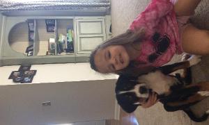 No, I would like my dog to chill at home with me. (My youngest daughter in the picture!)