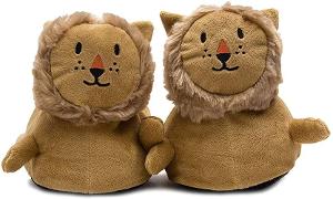 These exact lion slippers