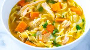 Plain Chicken noddle soup