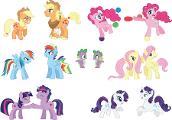 Pony pals. (Characters so far)