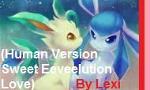 Leafeon X Glacion (Human Version, Sweet Eeveelution Love)
