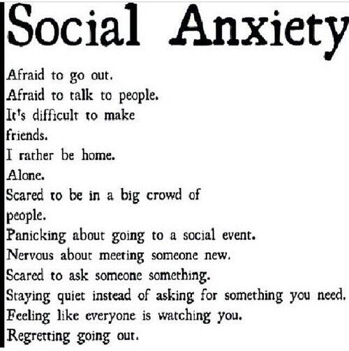 Struggle with Social Anxiety Struggle with Social Anxiety