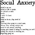 Struggle with Social Anxiety