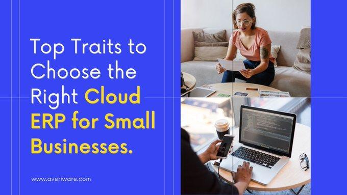 Choose the Right Cloud ERP for Small Businesses