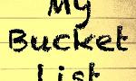 My bucket list!