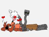 Old Foxy x Mangle Part 1: Really cute couple.