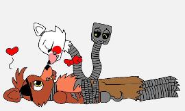 Old Foxy x Mangle Part 1: Really cute couple.