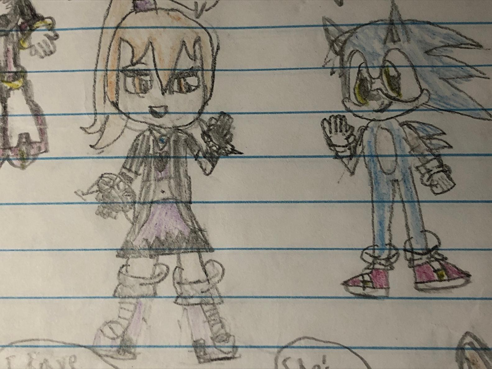 Sarah meets Sonic ( This has Sarah’s old design, XD ) Sarah meets Sonic ( This has Sarah’s old design, XD )
