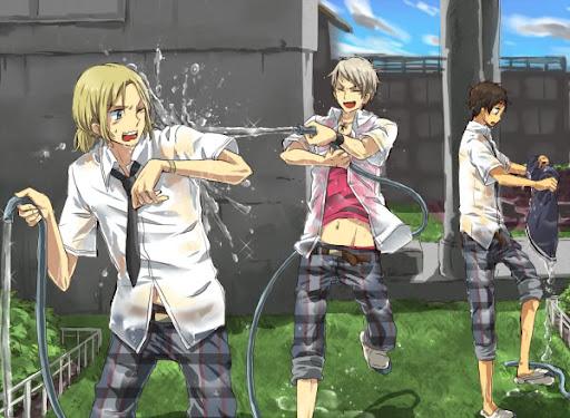 SCHOOLYARD WATER FIGHT SCHOOLYARD WATER FIGHT