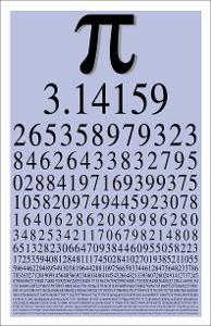 The first ten letters of pi