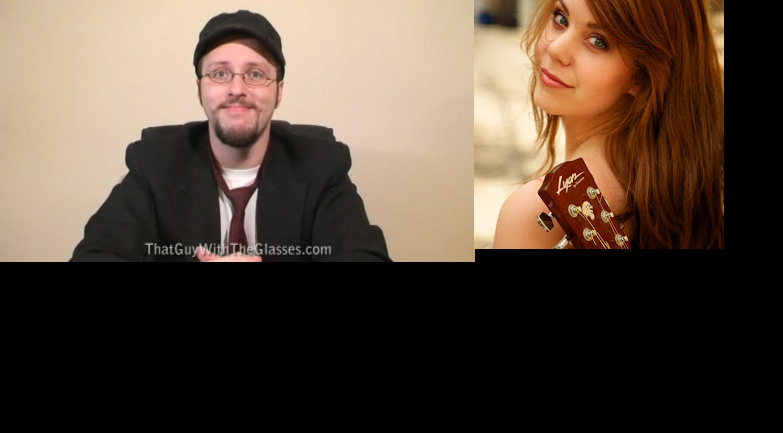 "Nostalgia Critic and Rachel Tietz"