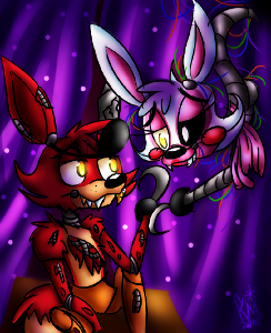 Mangle want Old Foxy live with her
